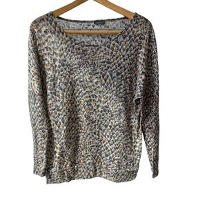 Clientele Patterned Women's Long Sleeve Top